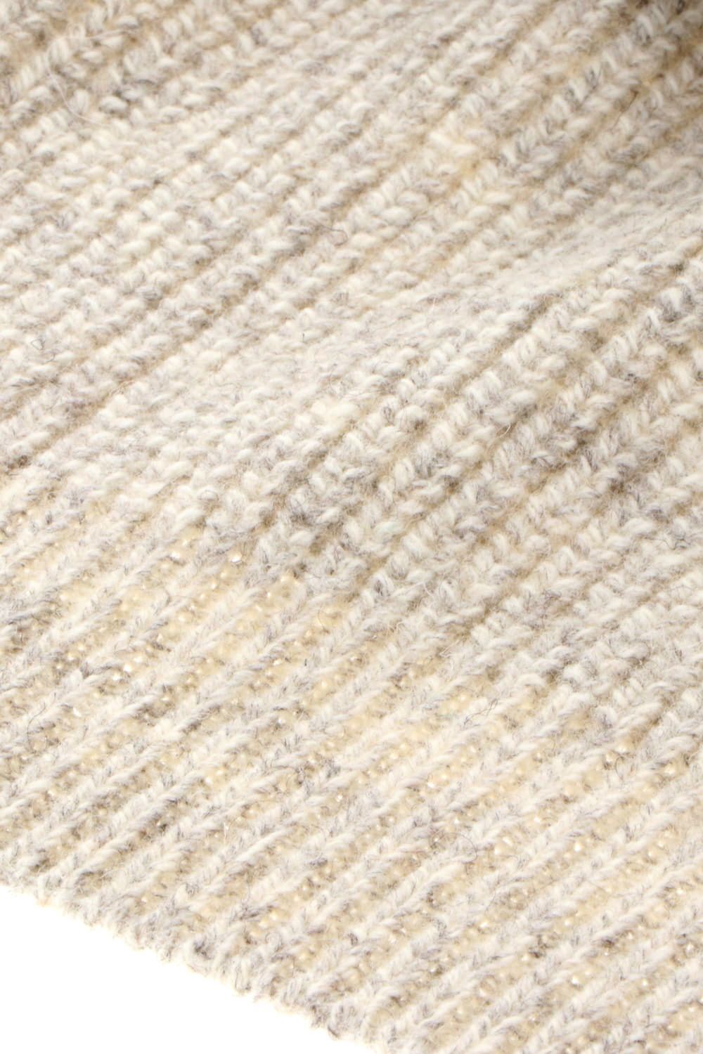 KNITTED SCARF - Natural Mere