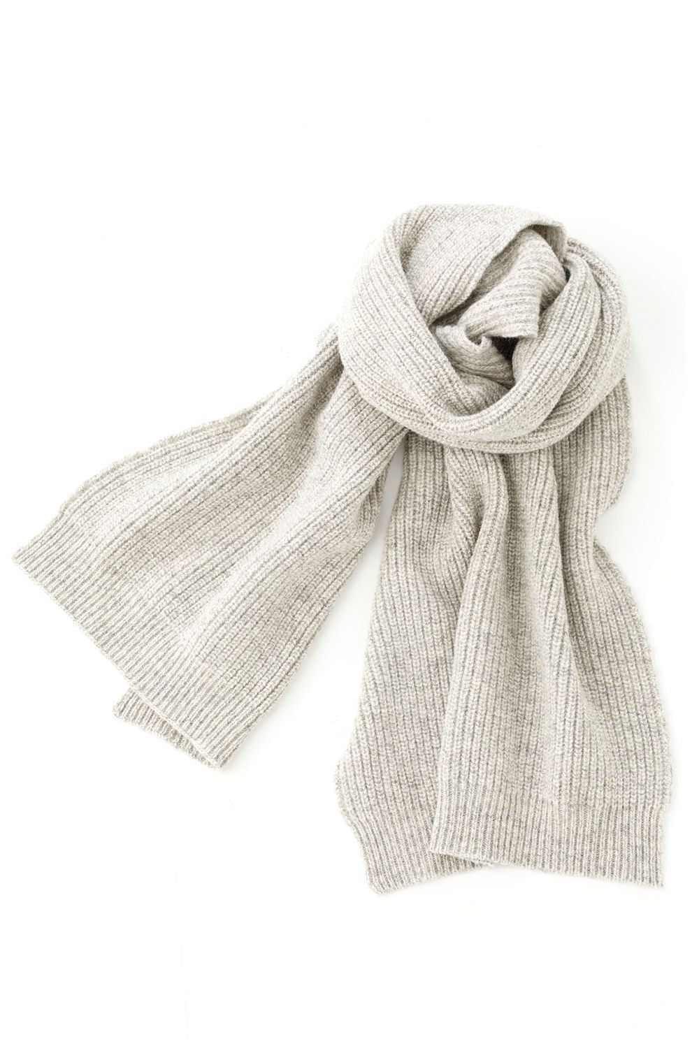 KNITTED SCARF - Natural Mere