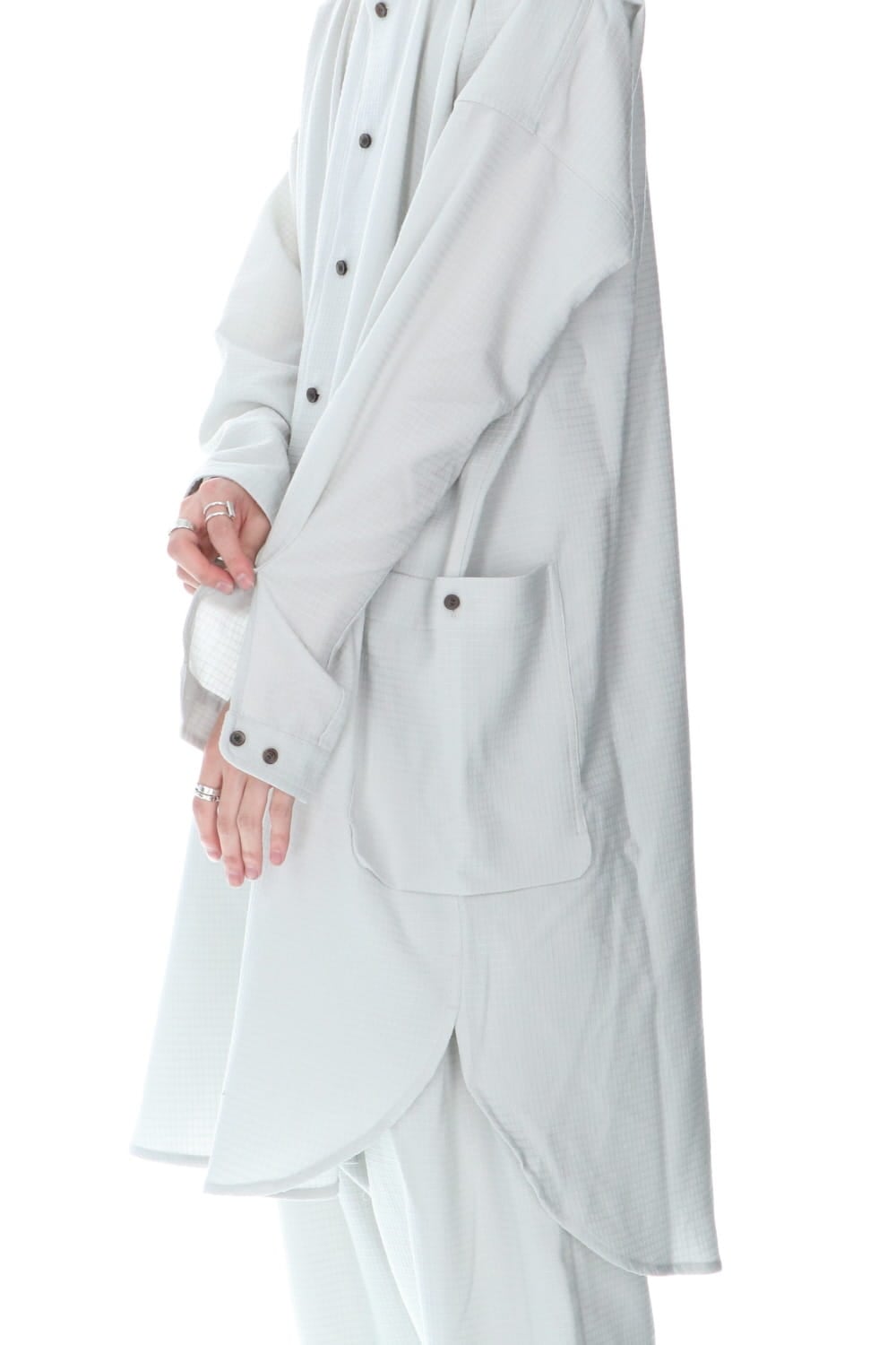 LONG SHIRT WOOL RIPSTOP