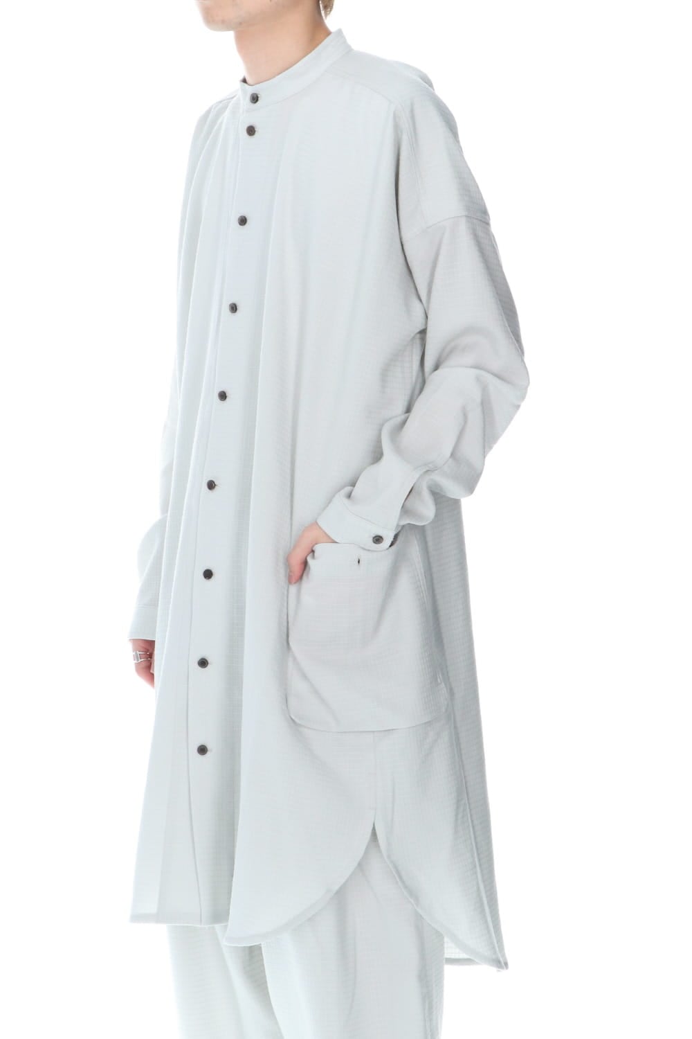 LONG SHIRT WOOL RIPSTOP