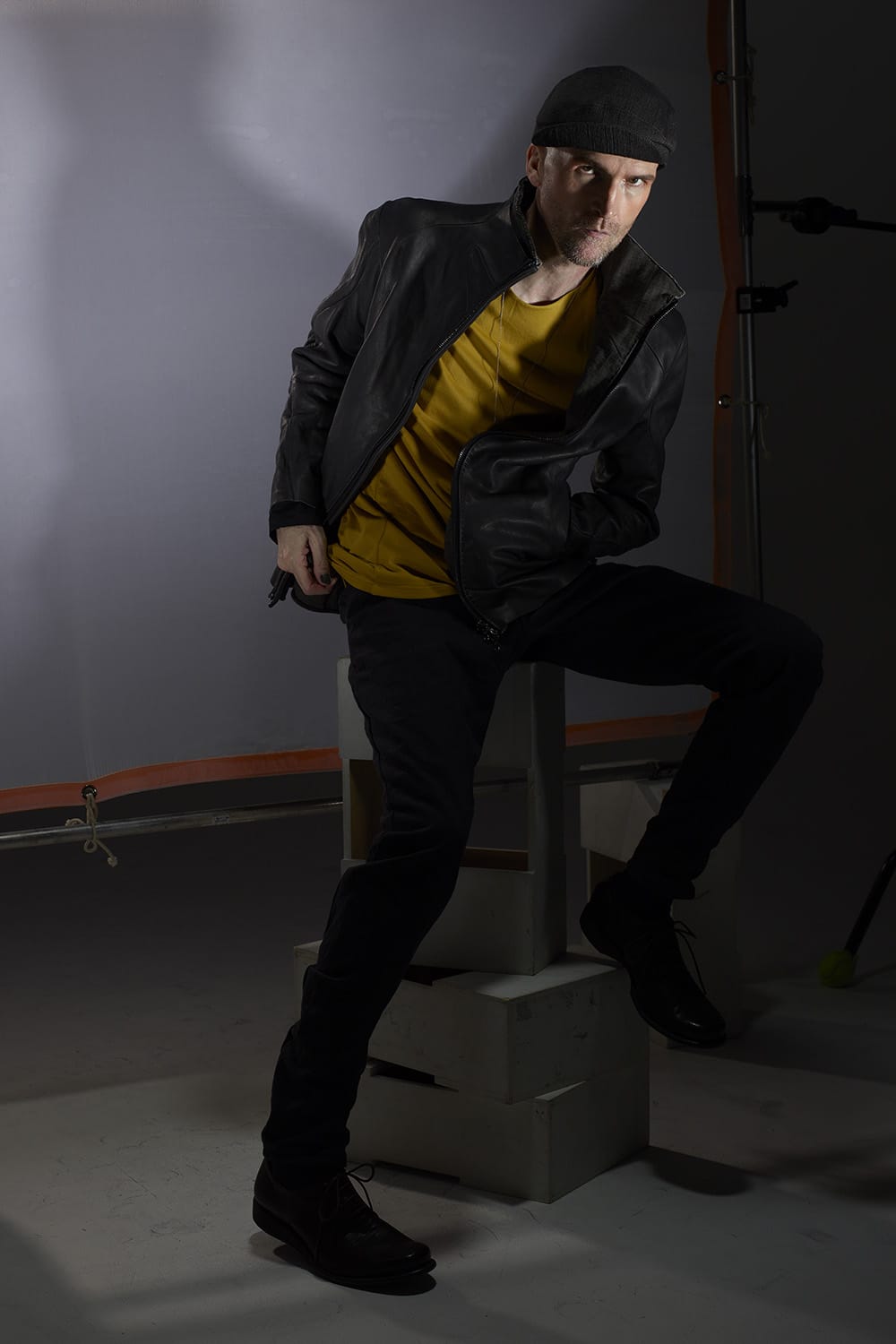 Leather jacket cow leather - Black