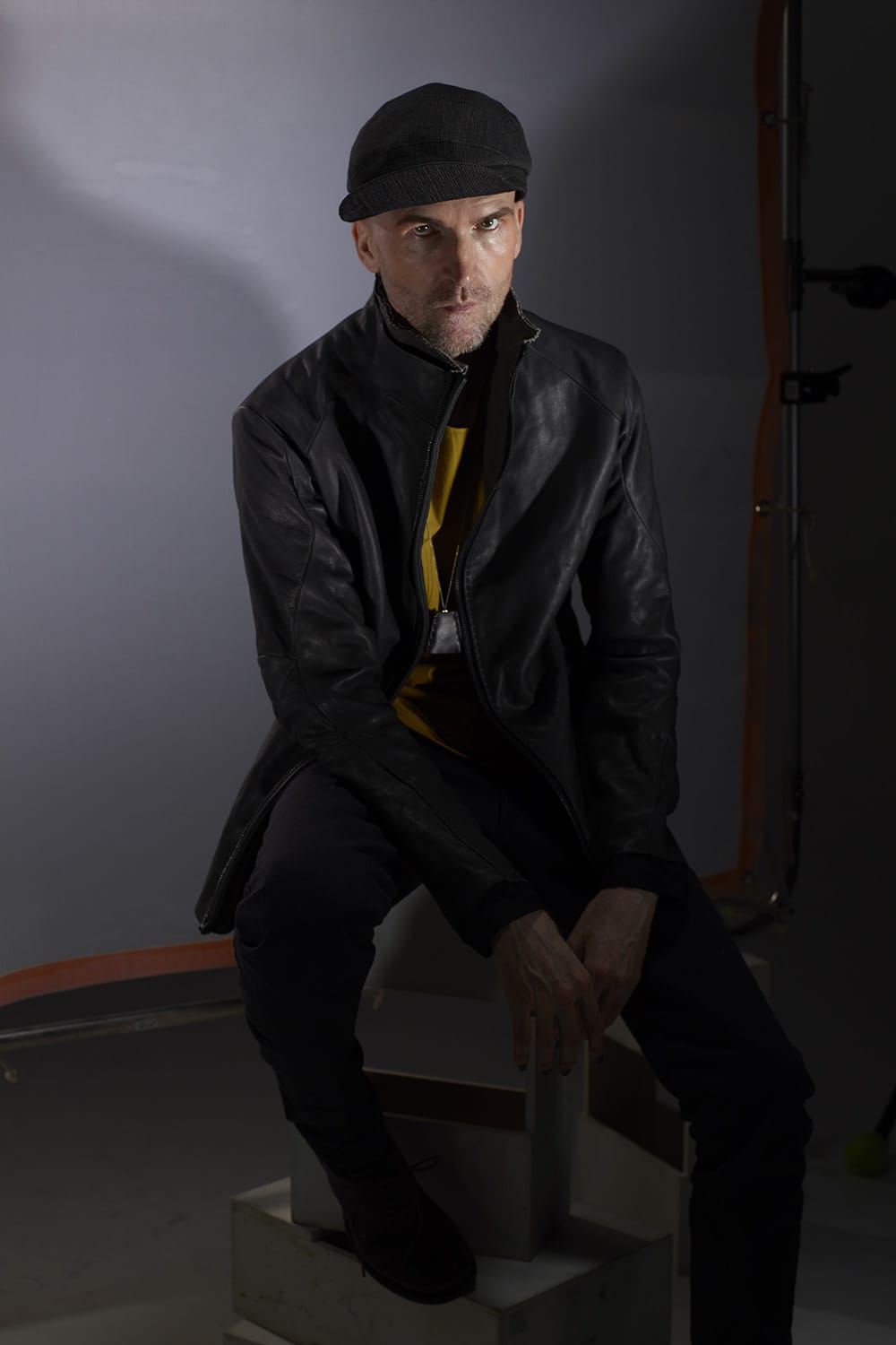 Leather jacket cow leather - Black