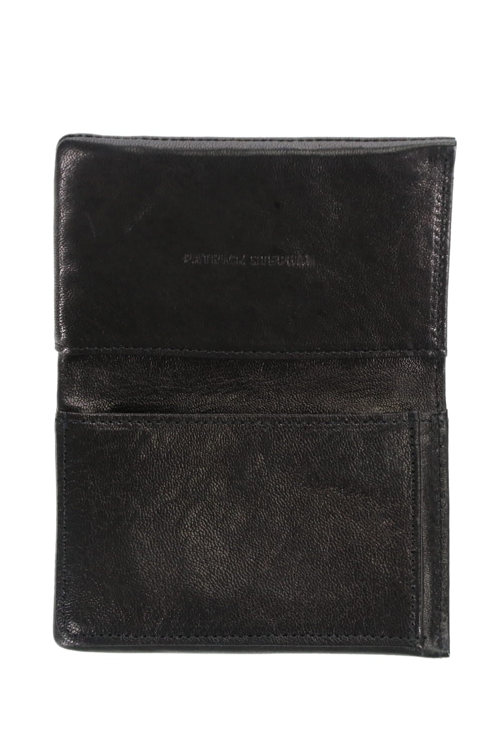 Leather card case 'minimal' shine