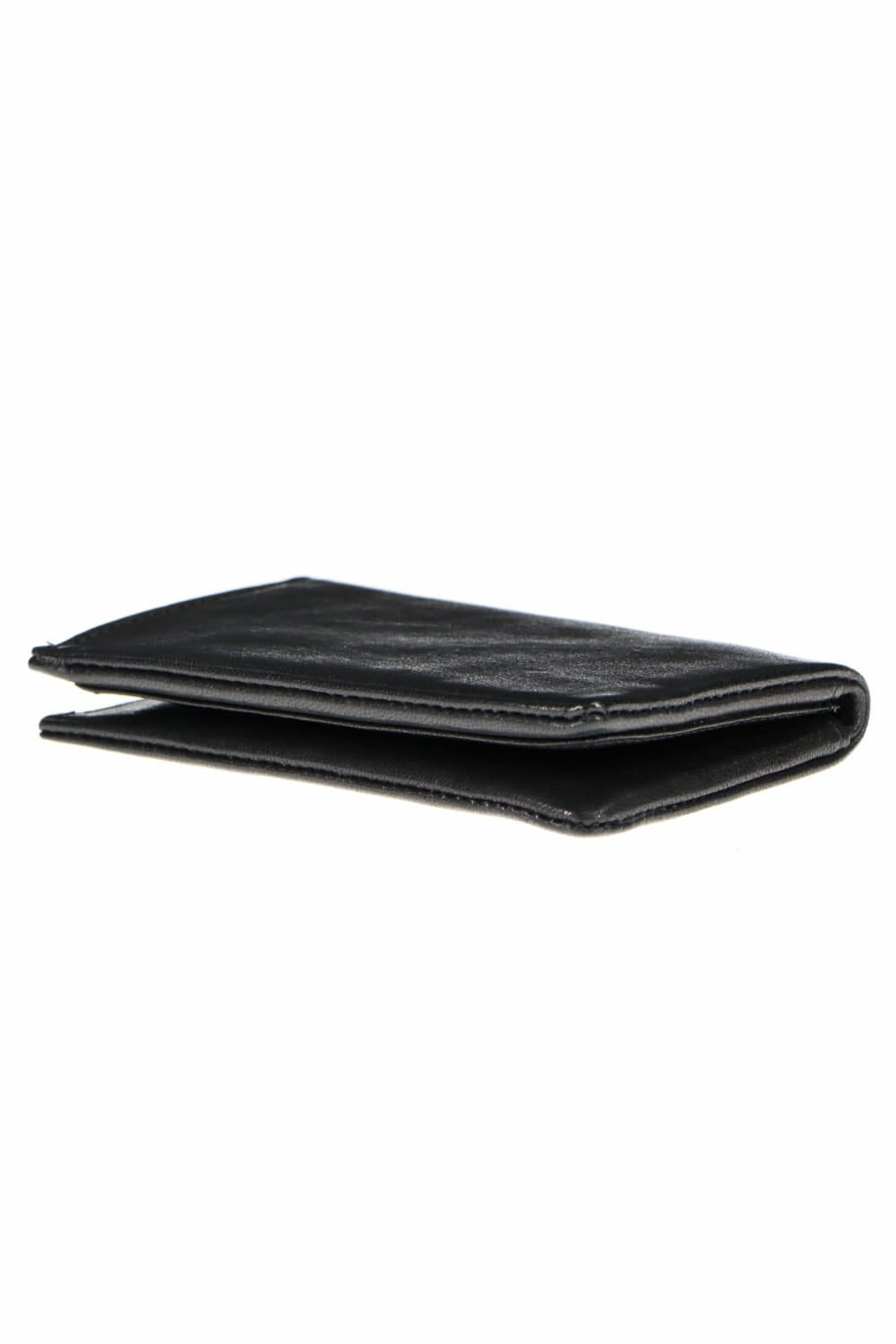 Leather card case 'minimal' shine