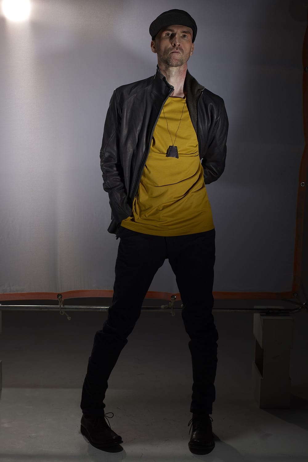 Leather jacket cow leather - Black