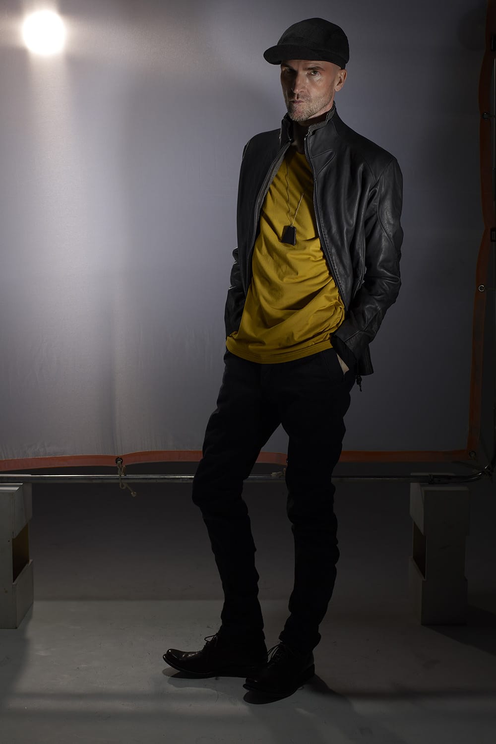 Leather jacket cow leather - Black