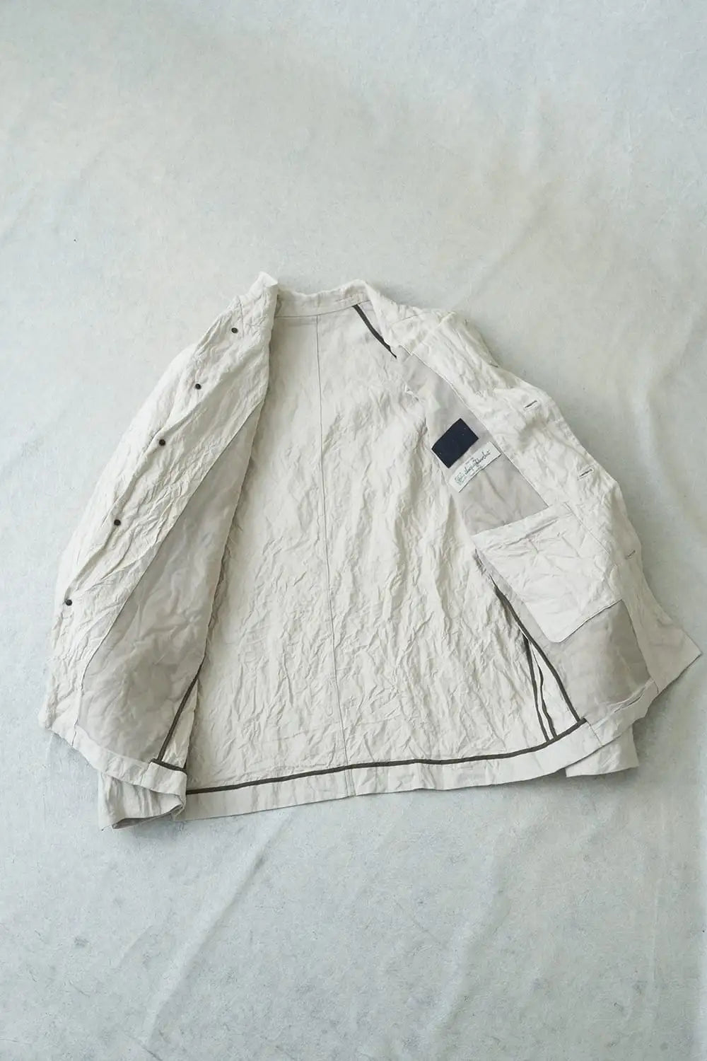 Jacket canapa / cotton metal shrink