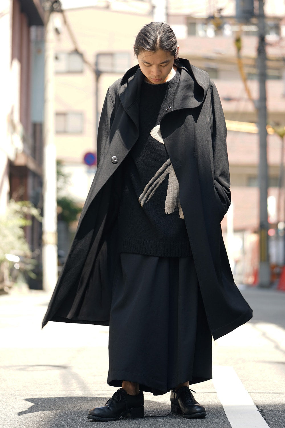 Re Gabardine Hooded Coat