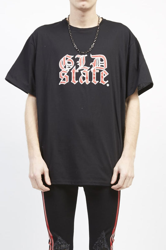 GLD state print T-shirt (big) Black