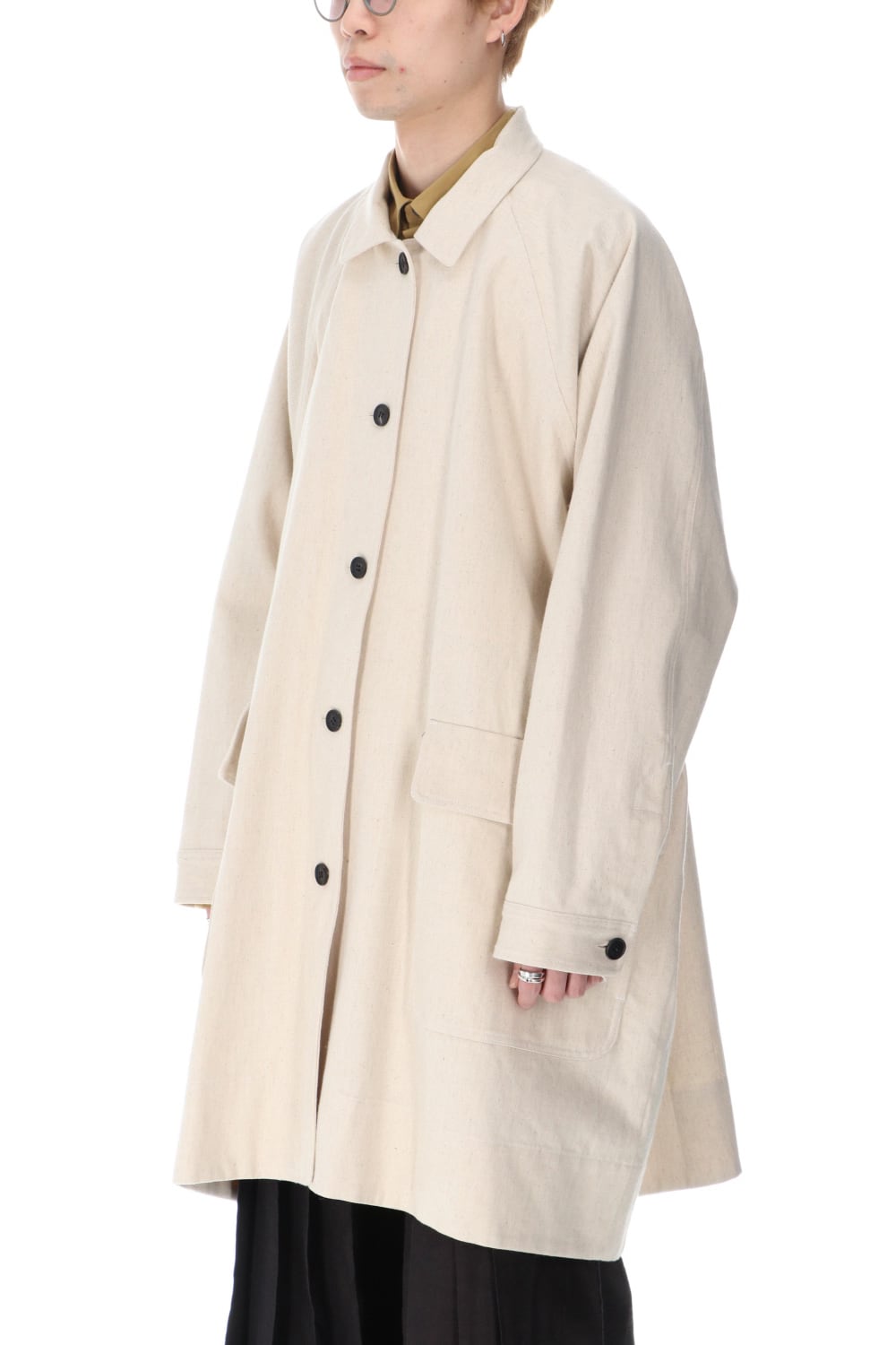 Cotton Linen Denim coat