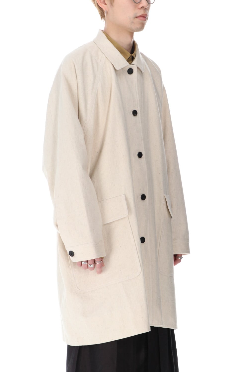 Cotton Linen Denim coat