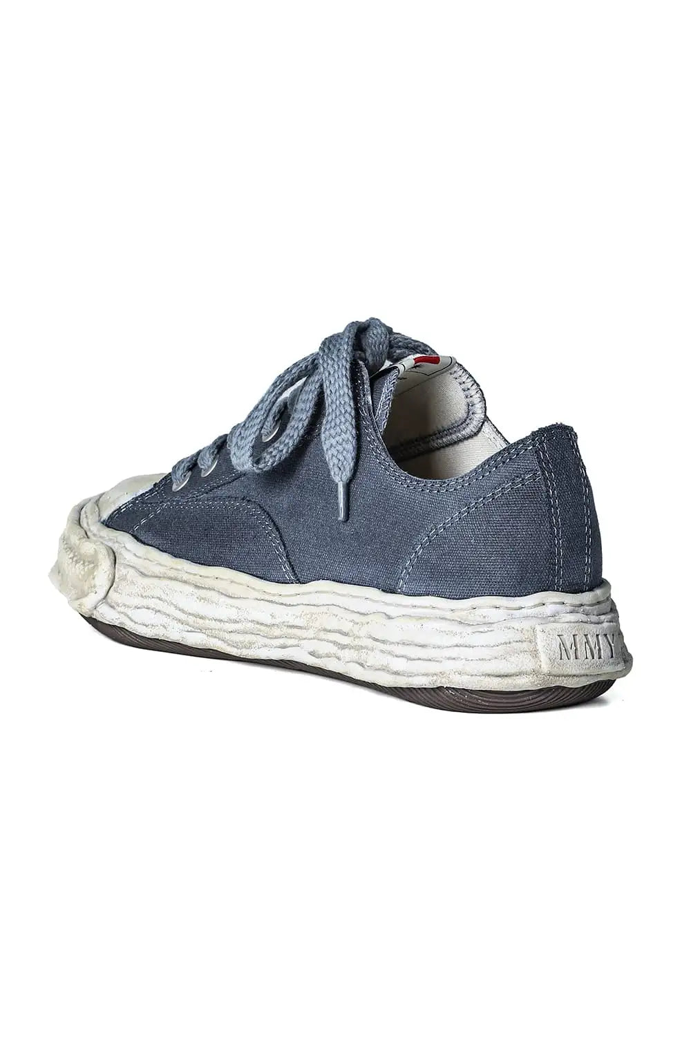 PETERSON 23 canvas garment dye Low-Top sneakers Black