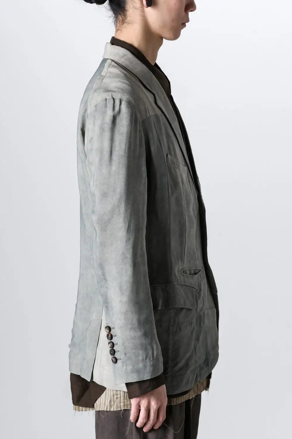 ルーズフィット 2ボタン ブレザー