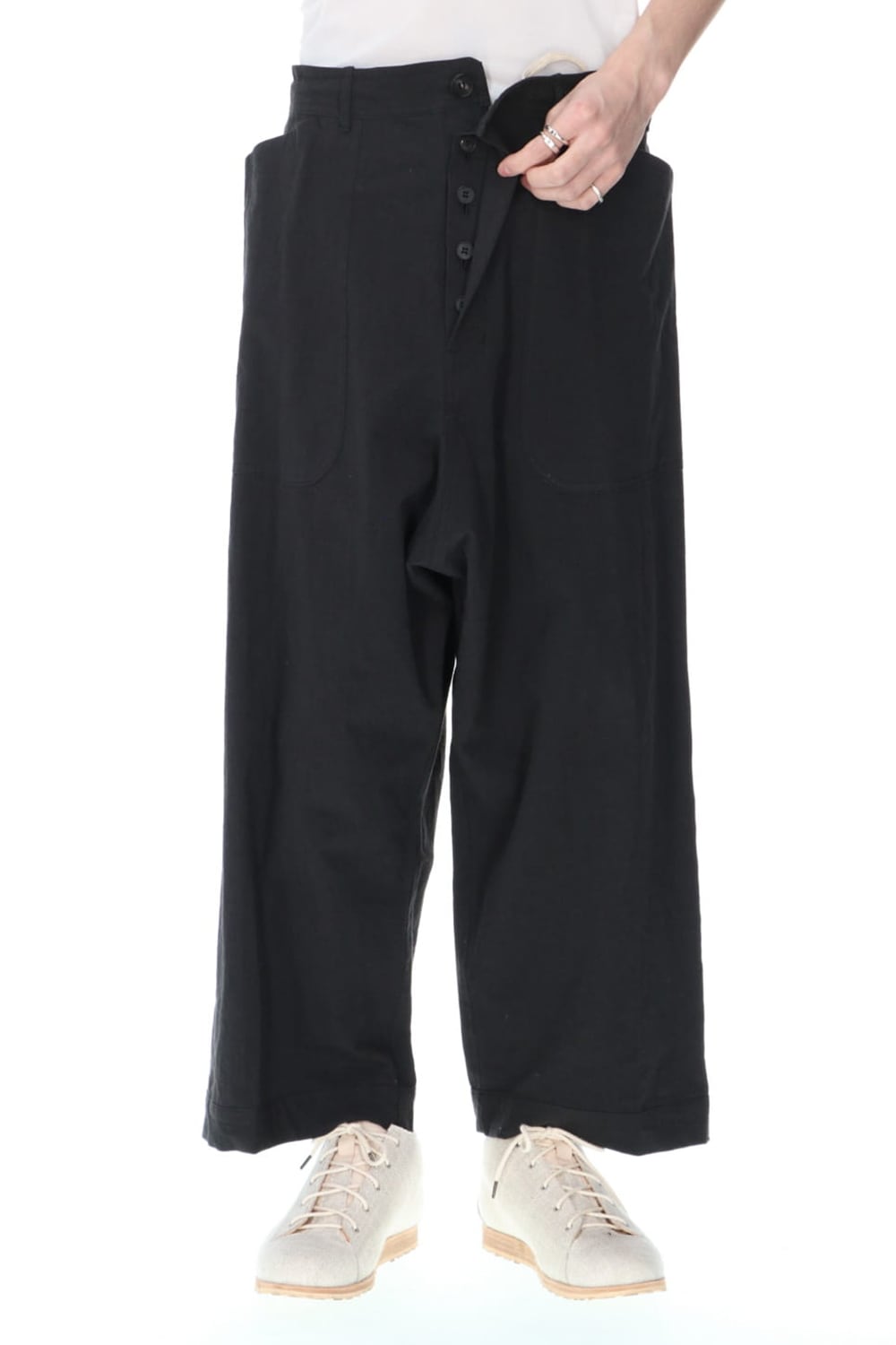 Wide trousers Black