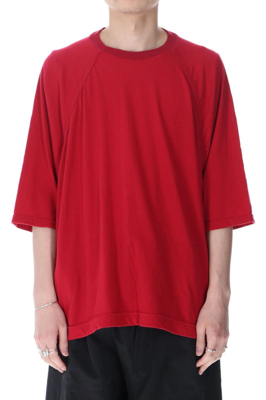 Wide fit T-shirt Raspberry