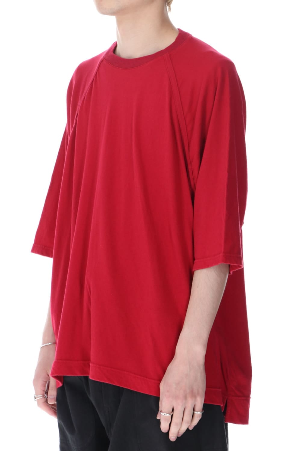 Wide fit T-shirt Raspberry