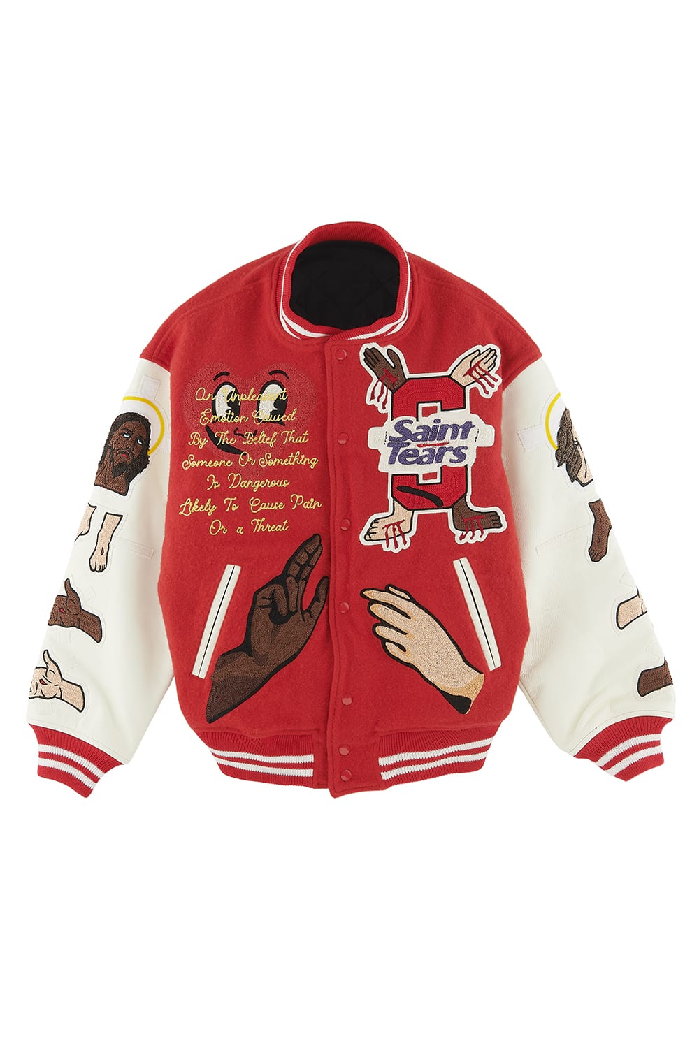 DENIM TEARS × ©SAINT M×××××× "SAINT TEARS" Stadium Jacket