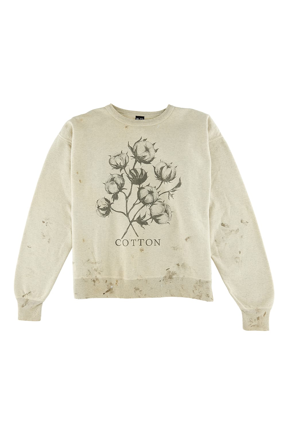 DENIM TEARS × ©SAINT M×××××× "SAINT TEARS" Cotton Flower Sweat shirt