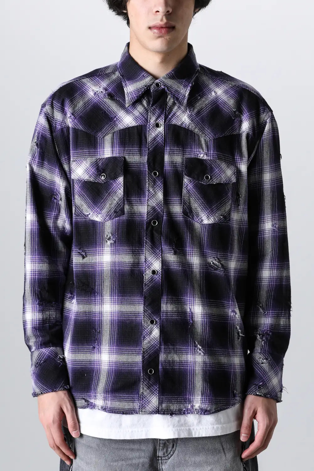 Western Shirt Purple