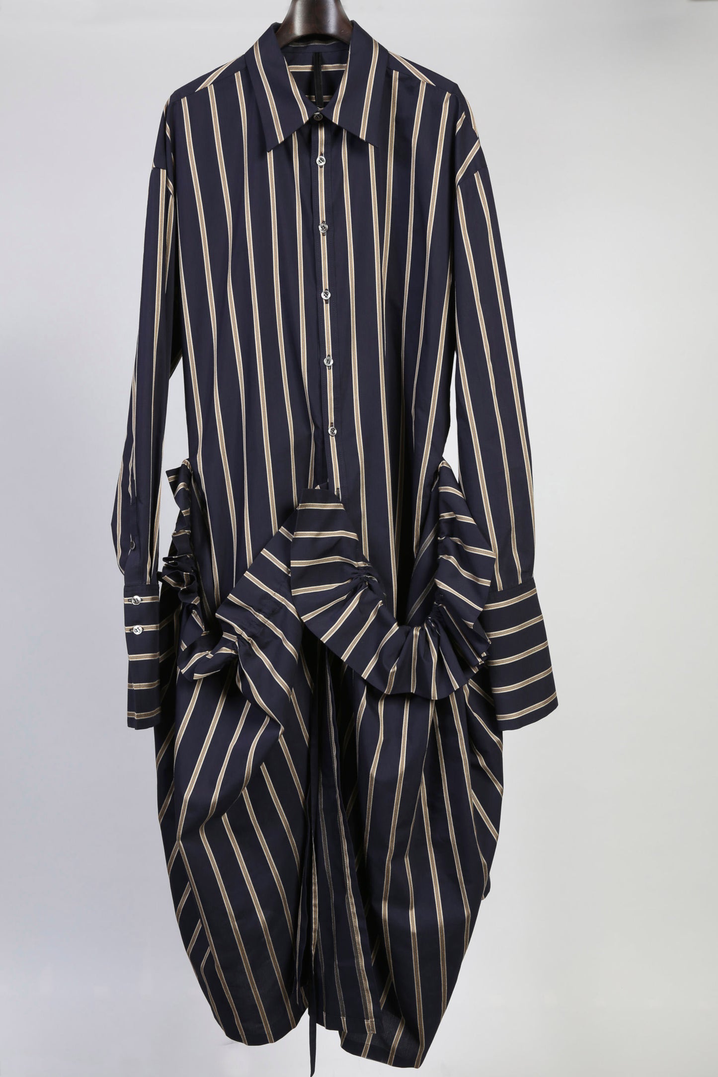 LINE STRIPE WRAP SHIRTS UNSEX