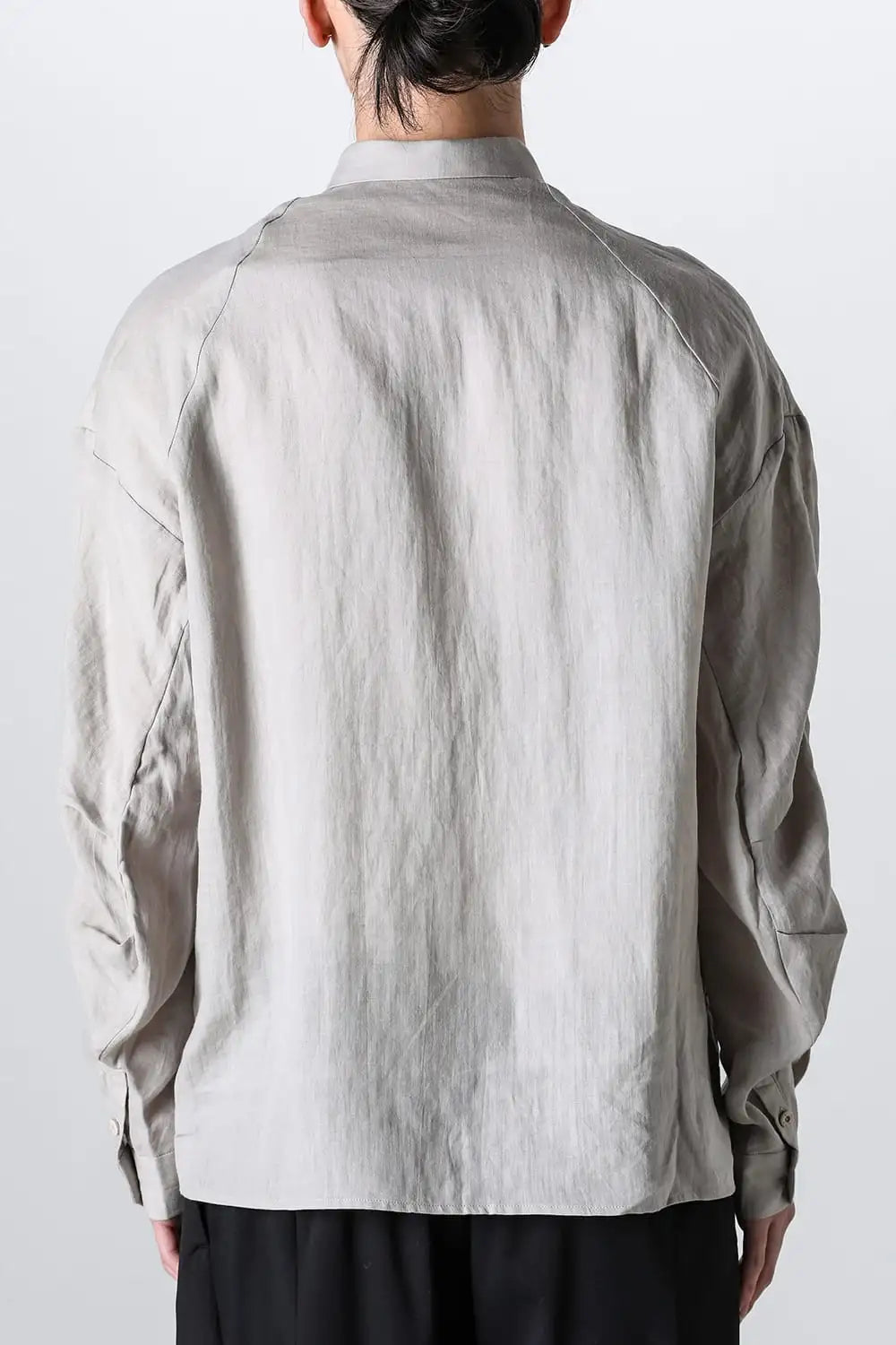 シャツ ルーズフィット ラミー Ecru