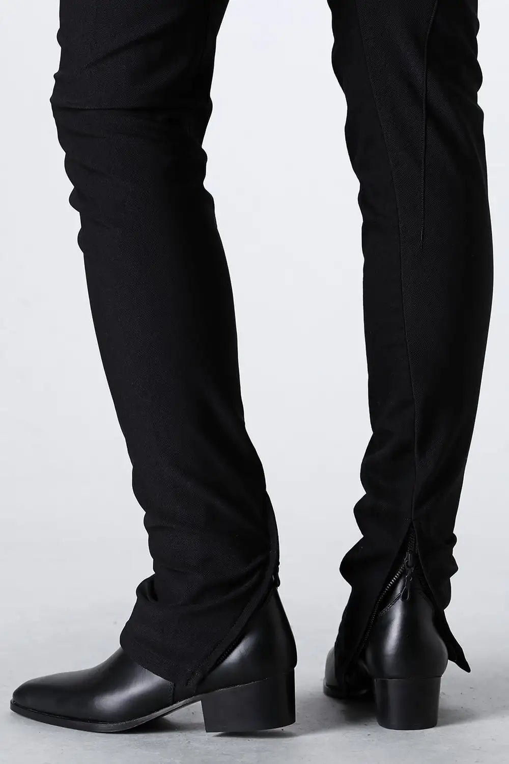 Kip Skin Heel Boots 1.8inch