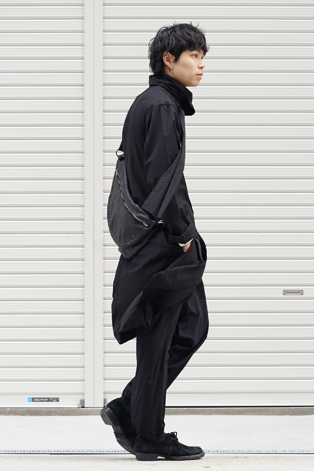 Ring Sewing Broad Scarf Coat