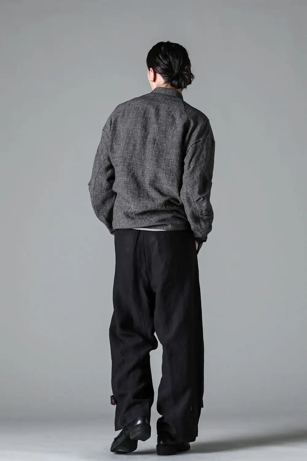 ジャケット リネン グレンチェック