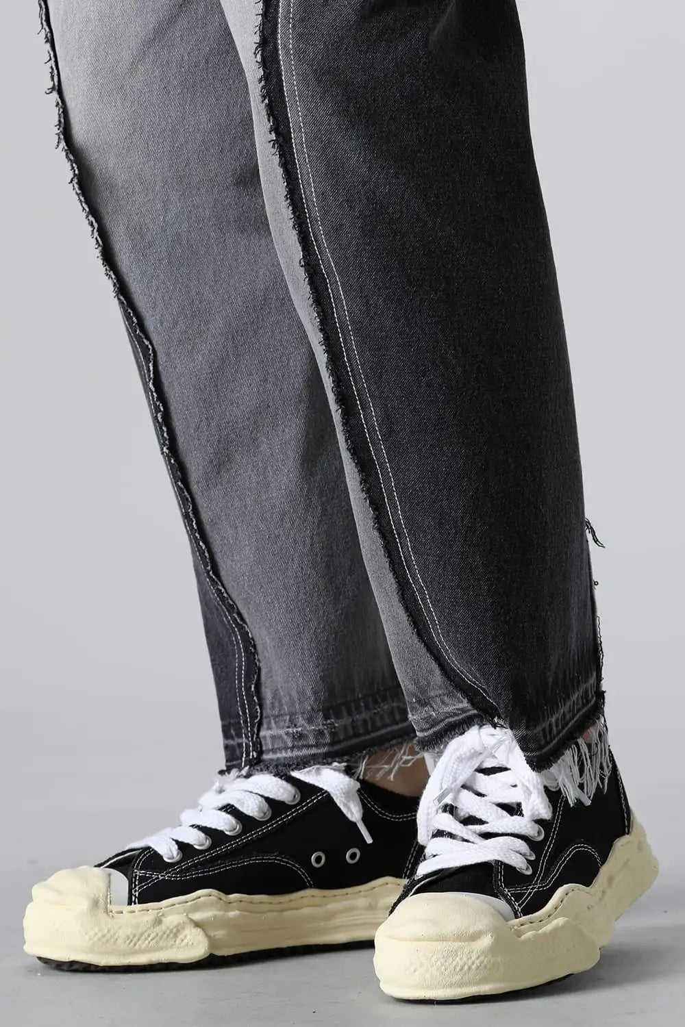 HANK Low Cut canvas Vintage like Sole Black