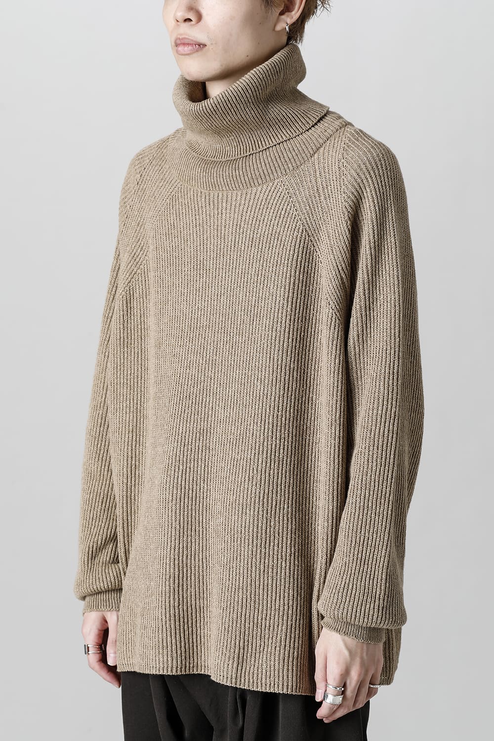 KNITTED TURTLE NECK Clove