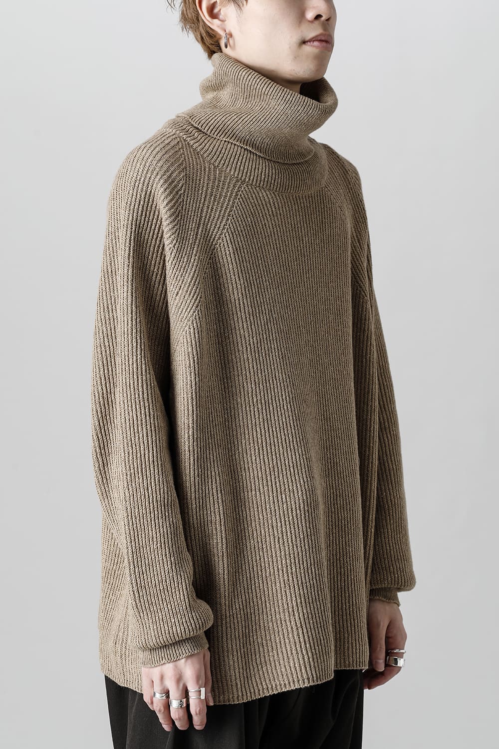 KNITTED TURTLE NECK Clove