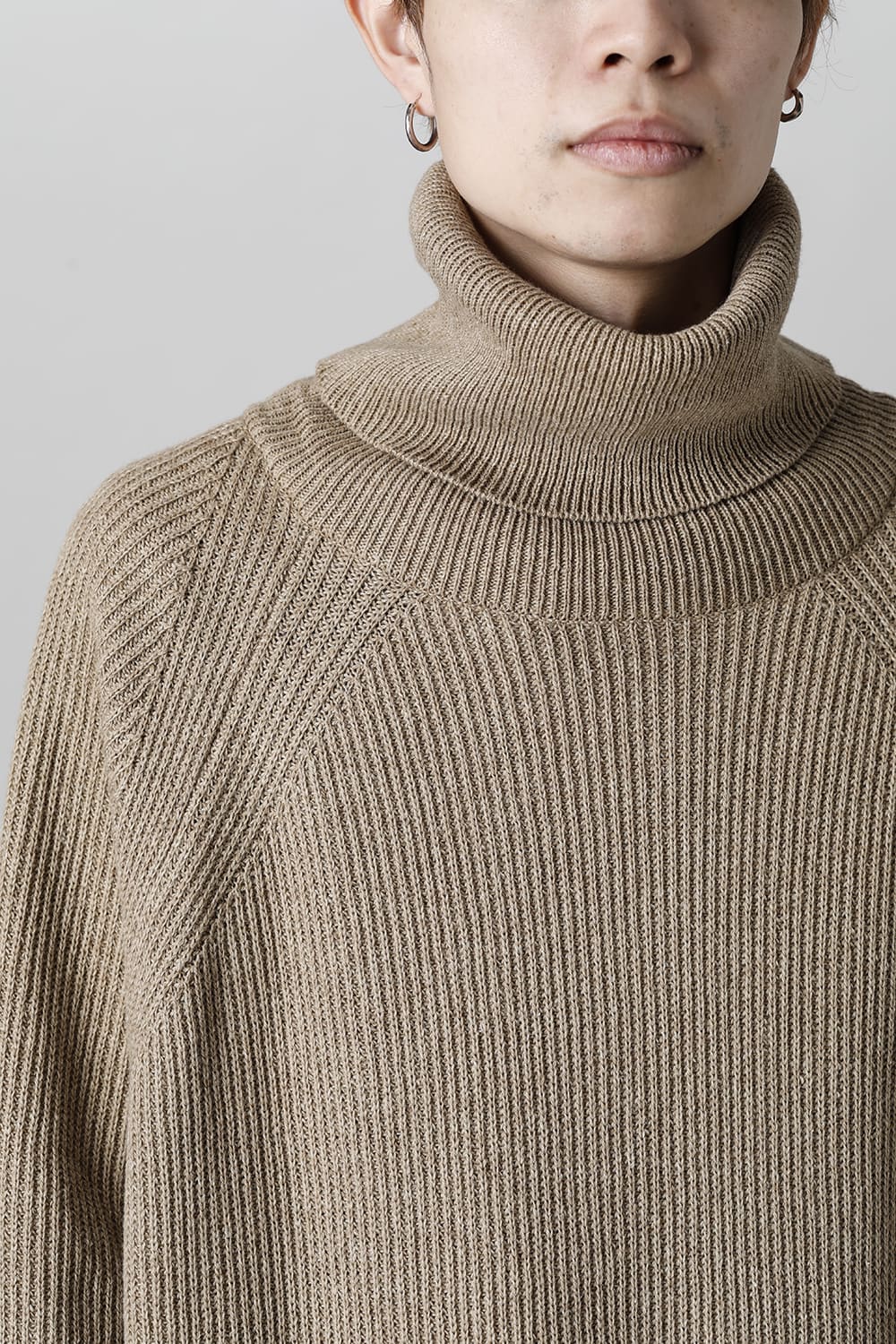 KNITTED TURTLE NECK Clove