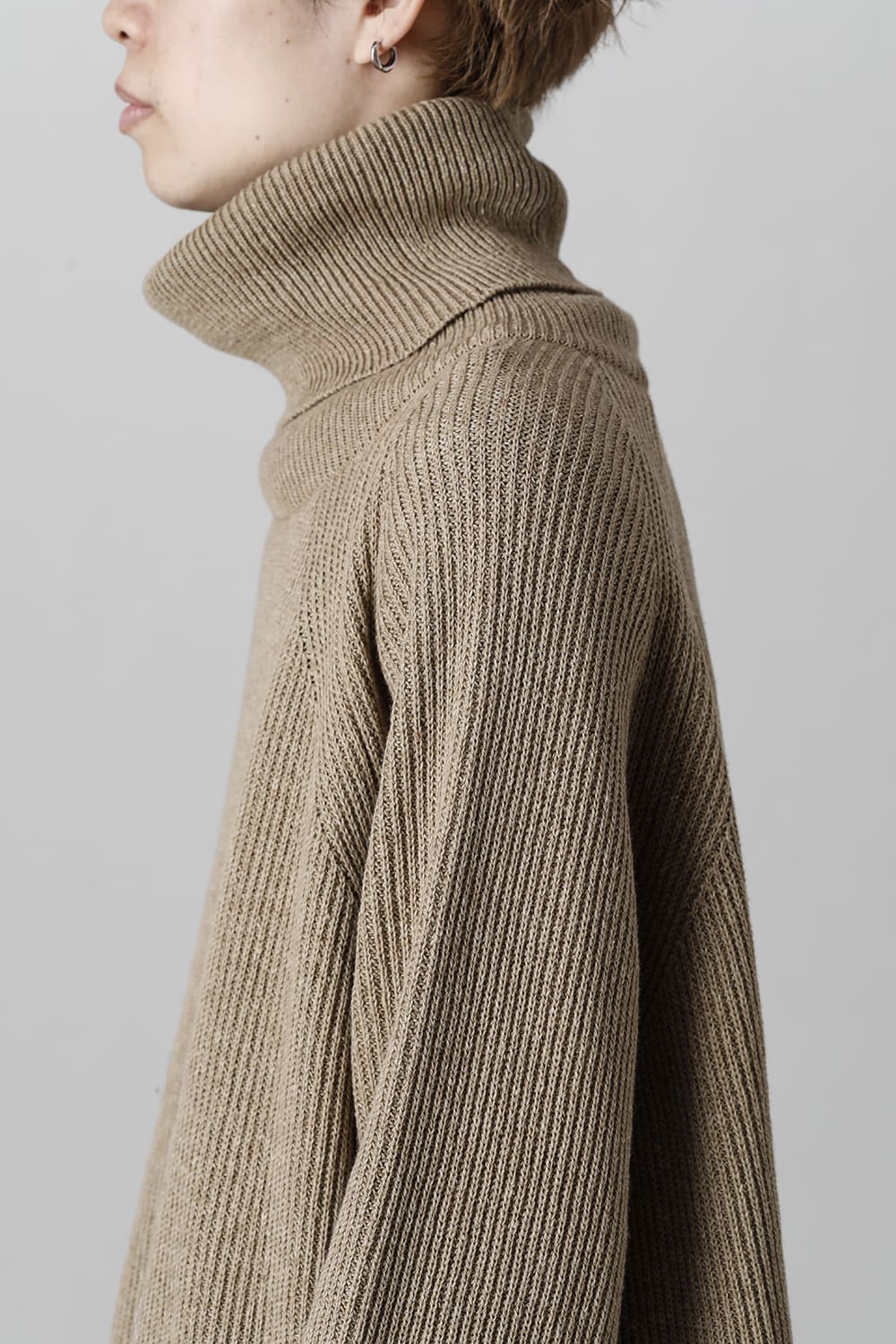 KNITTED TURTLE NECK Clove