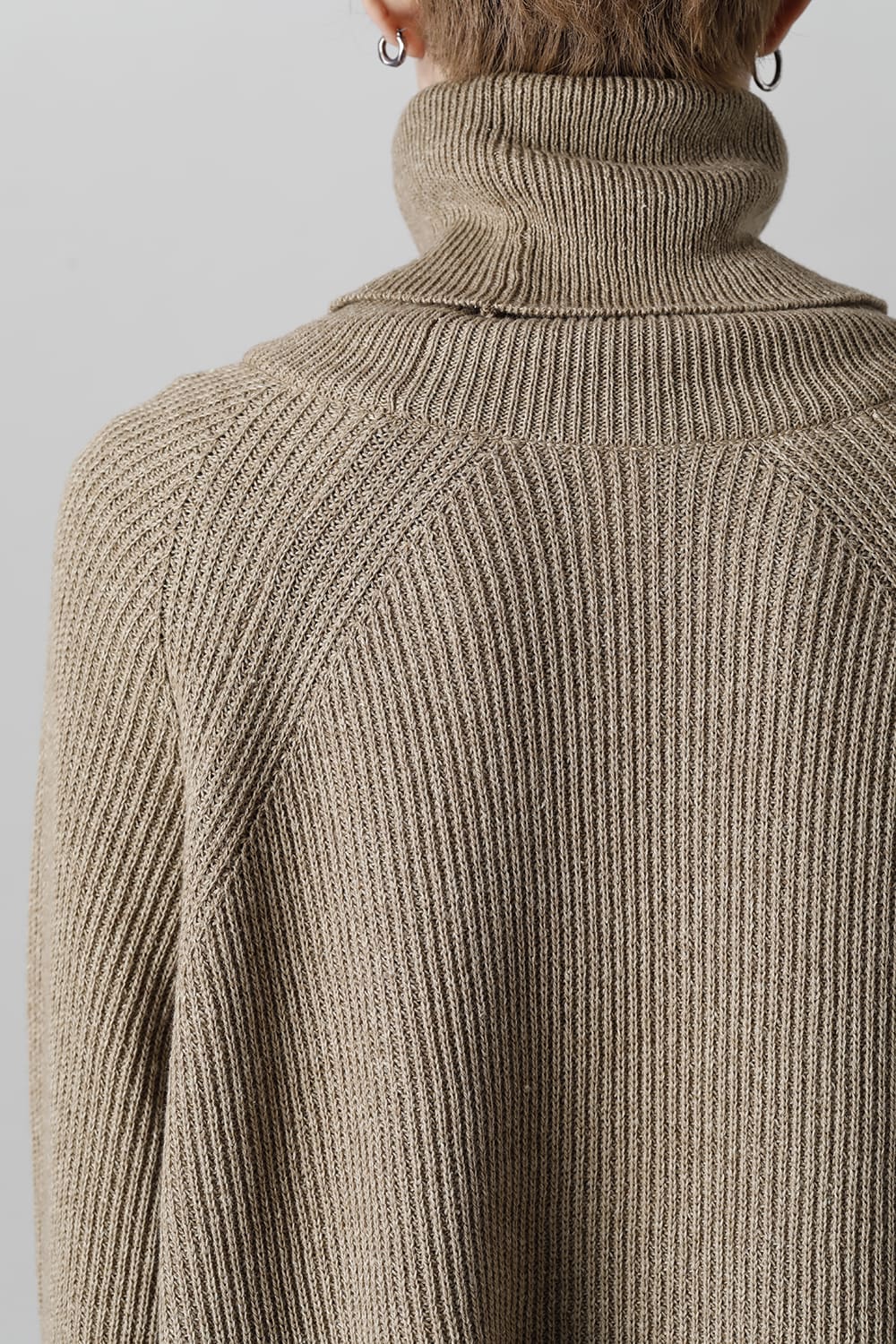 KNITTED TURTLE NECK Clove