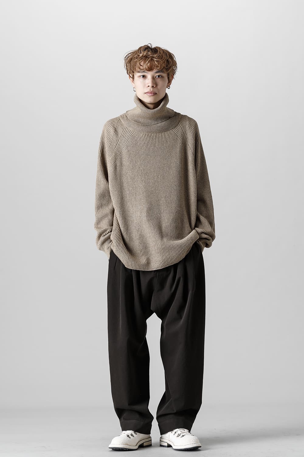 KNITTED TURTLE NECK Clove