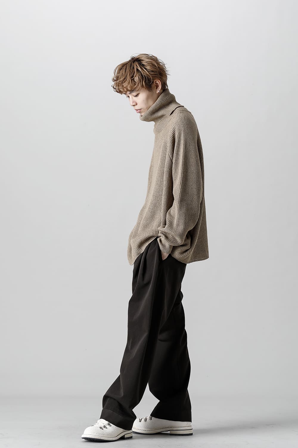 KNITTED TURTLE NECK Clove