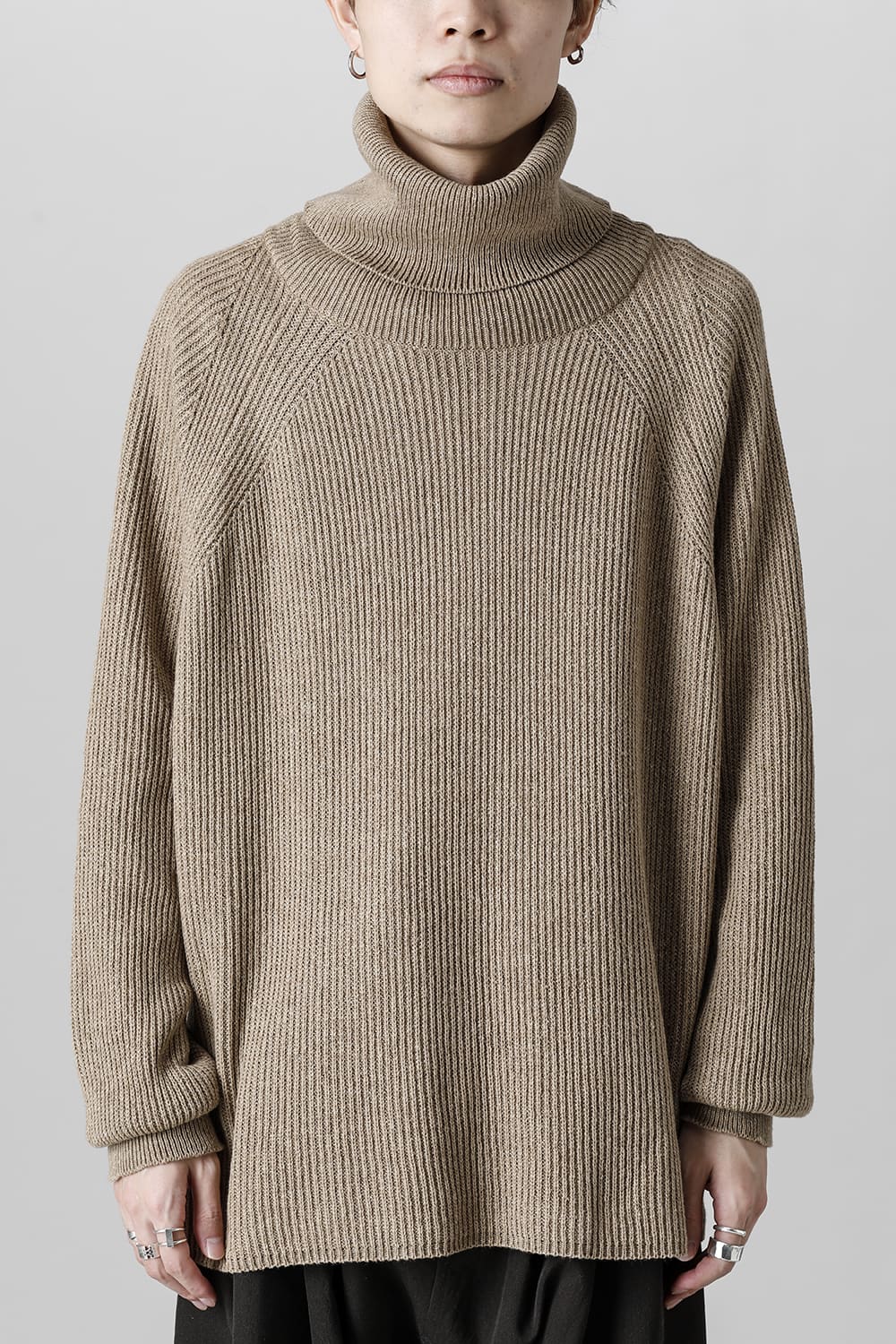 KNITTED TURTLE NECK Clove