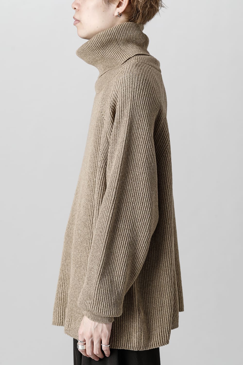 KNITTED TURTLE NECK Clove