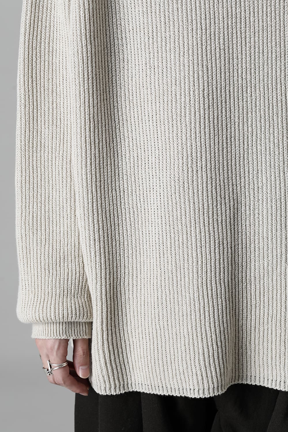 KNITTED TURTLE NECK Ivory