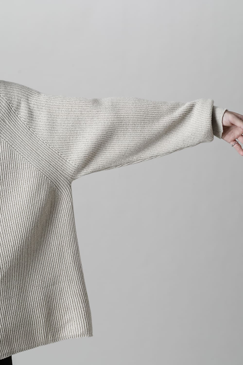 KNITTED TURTLE NECK Ivory