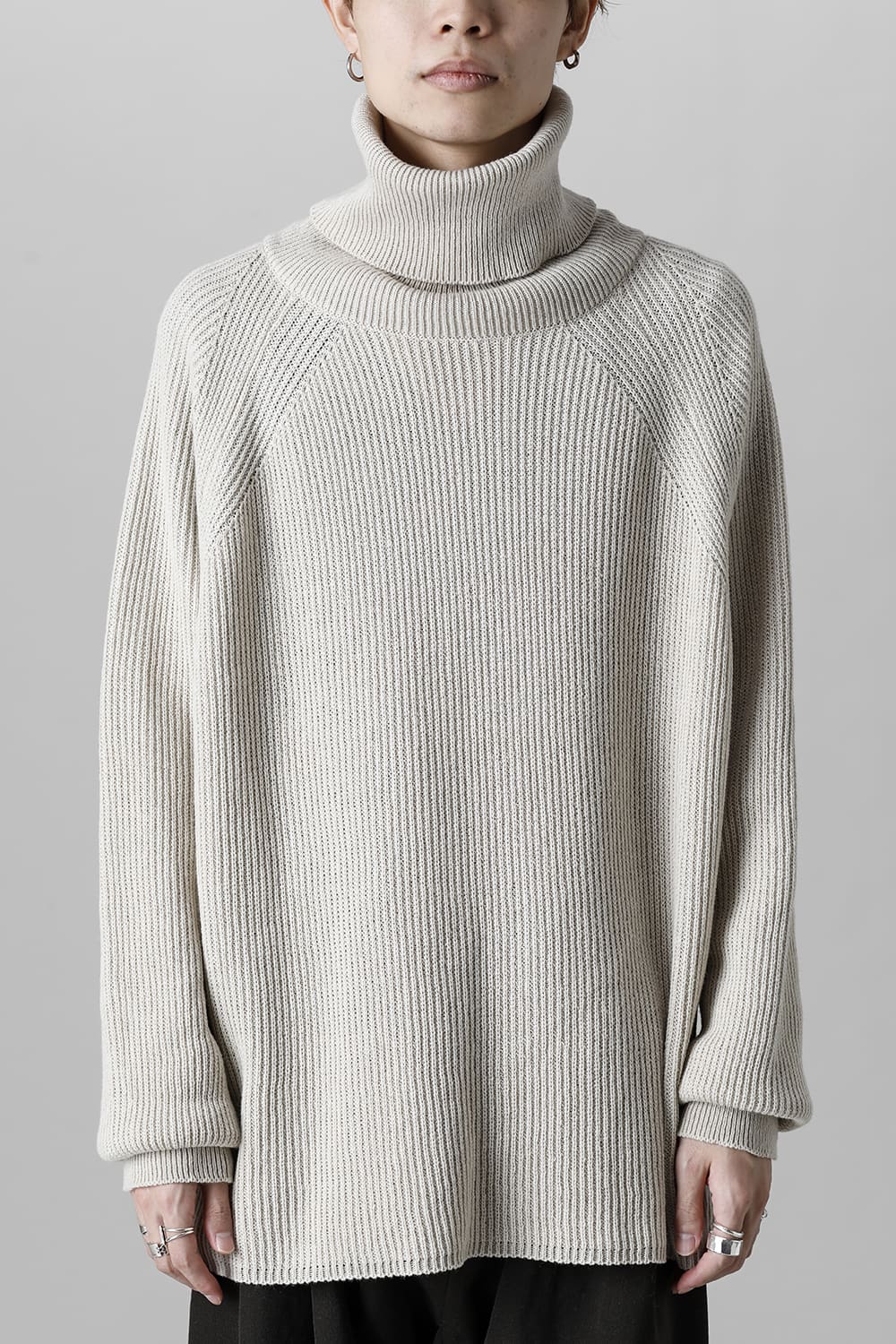KNITTED TURTLE NECK Ivory
