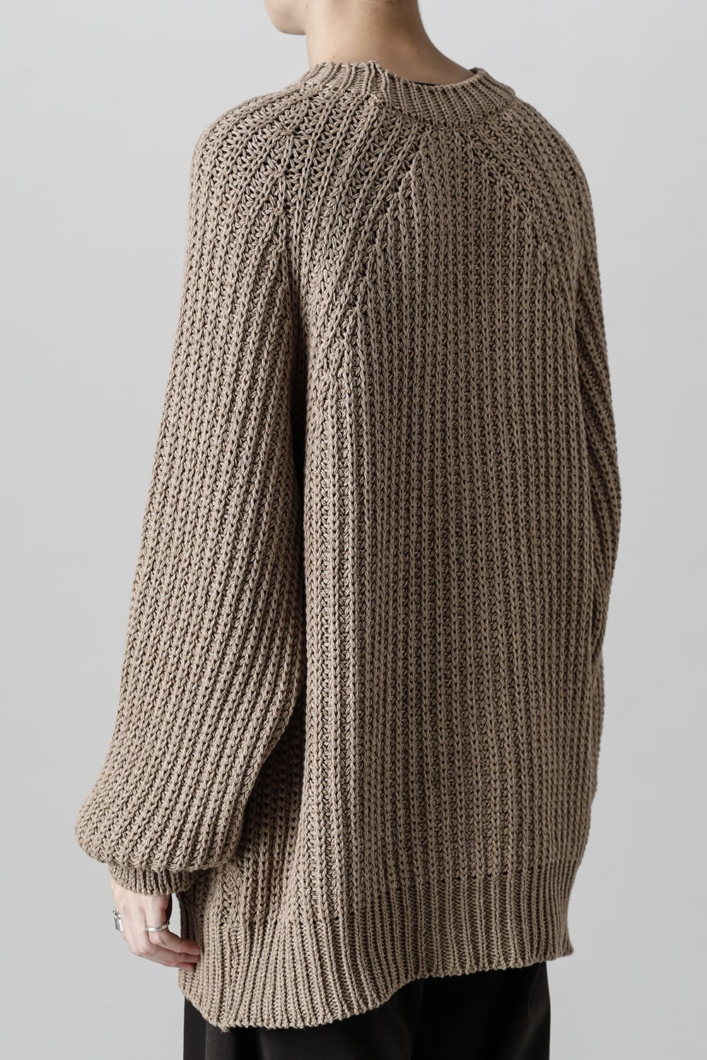 クルーネックニット クローブ