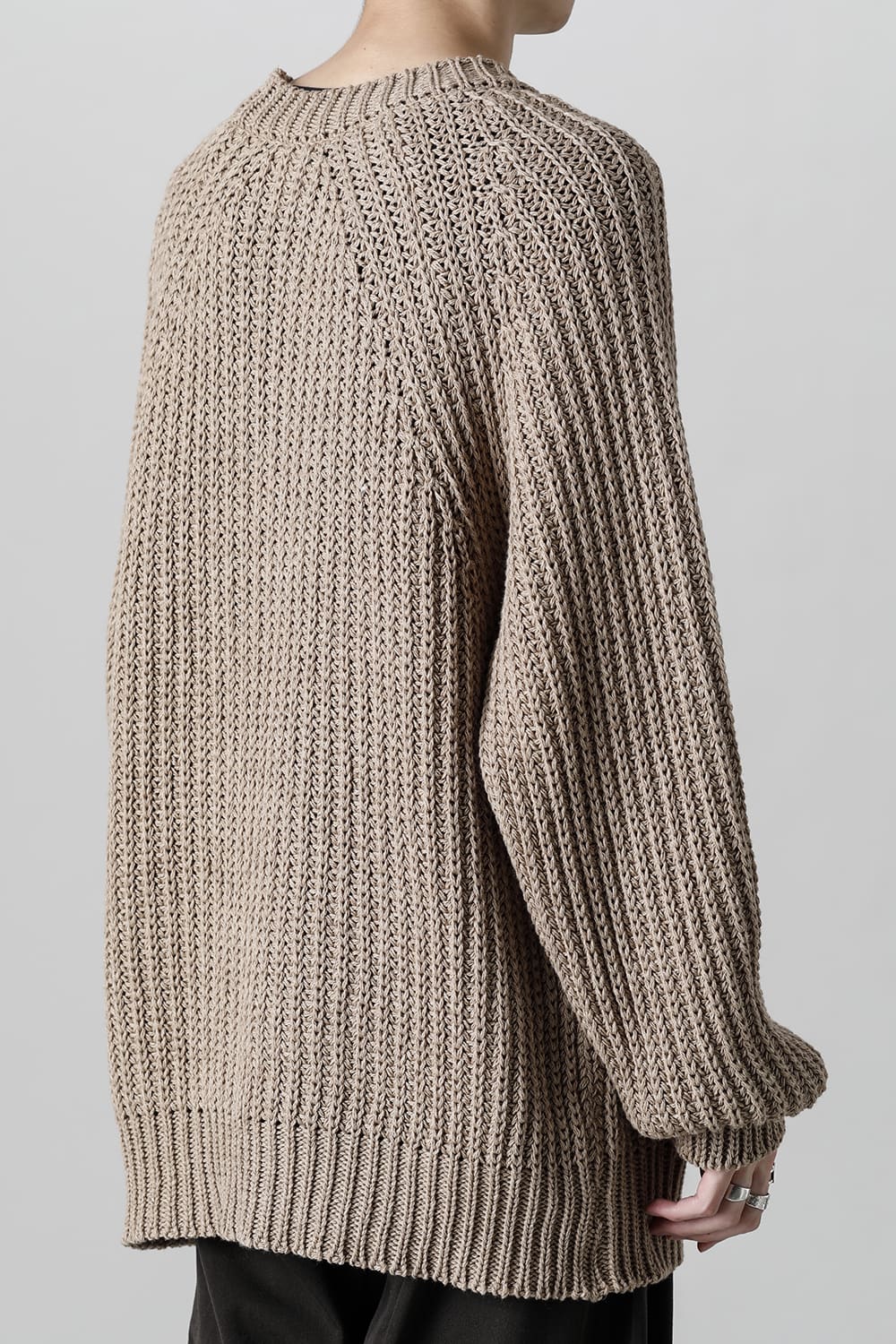 クルーネックニット クローブ