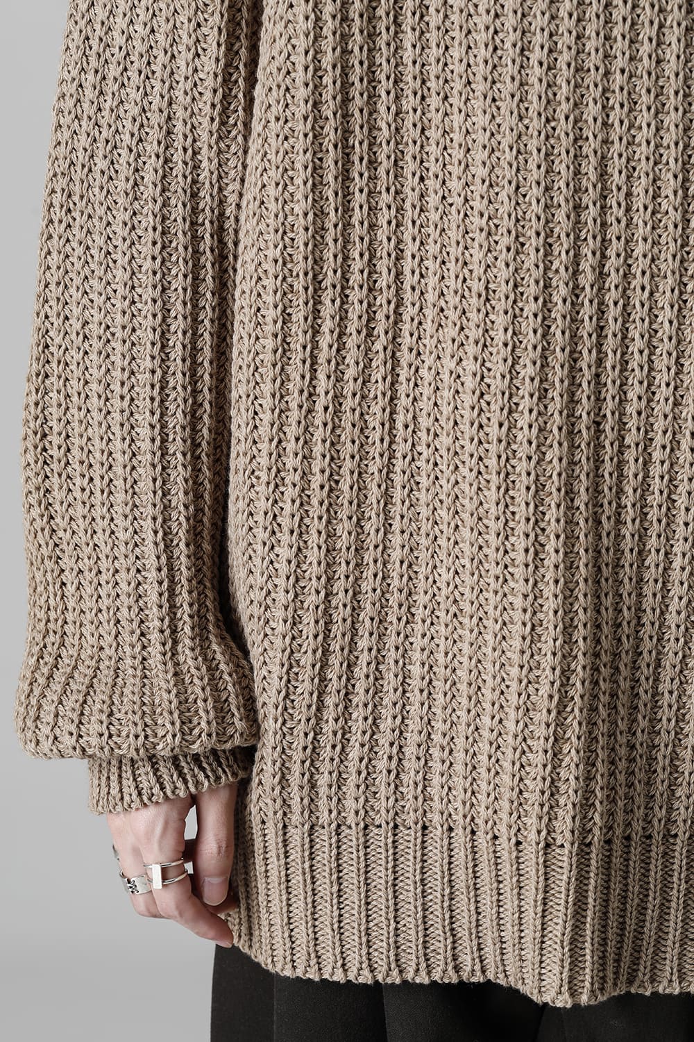 クルーネックニット クローブ