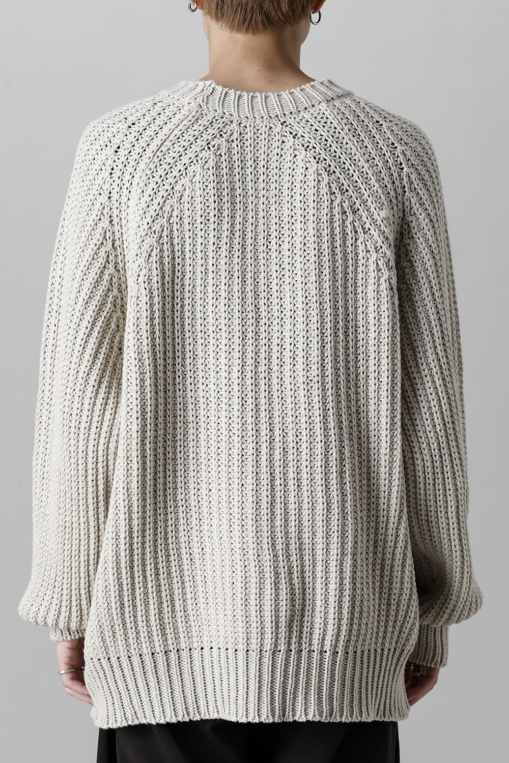 KNITTED CREW NECK Ivory