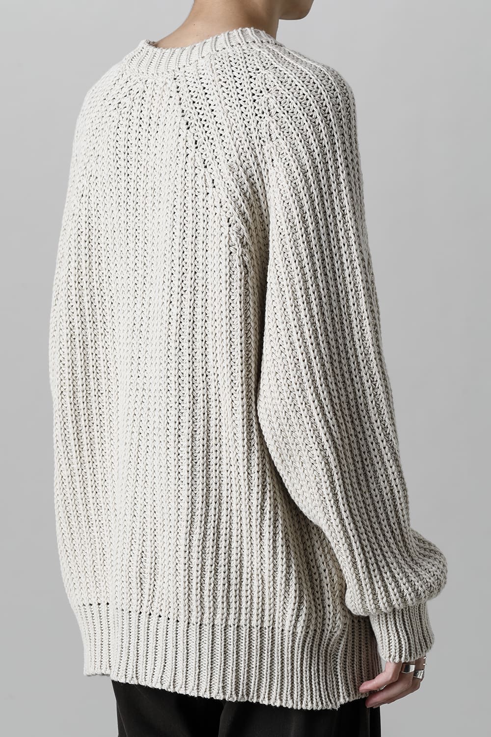KNITTED CREW NECK Ivory