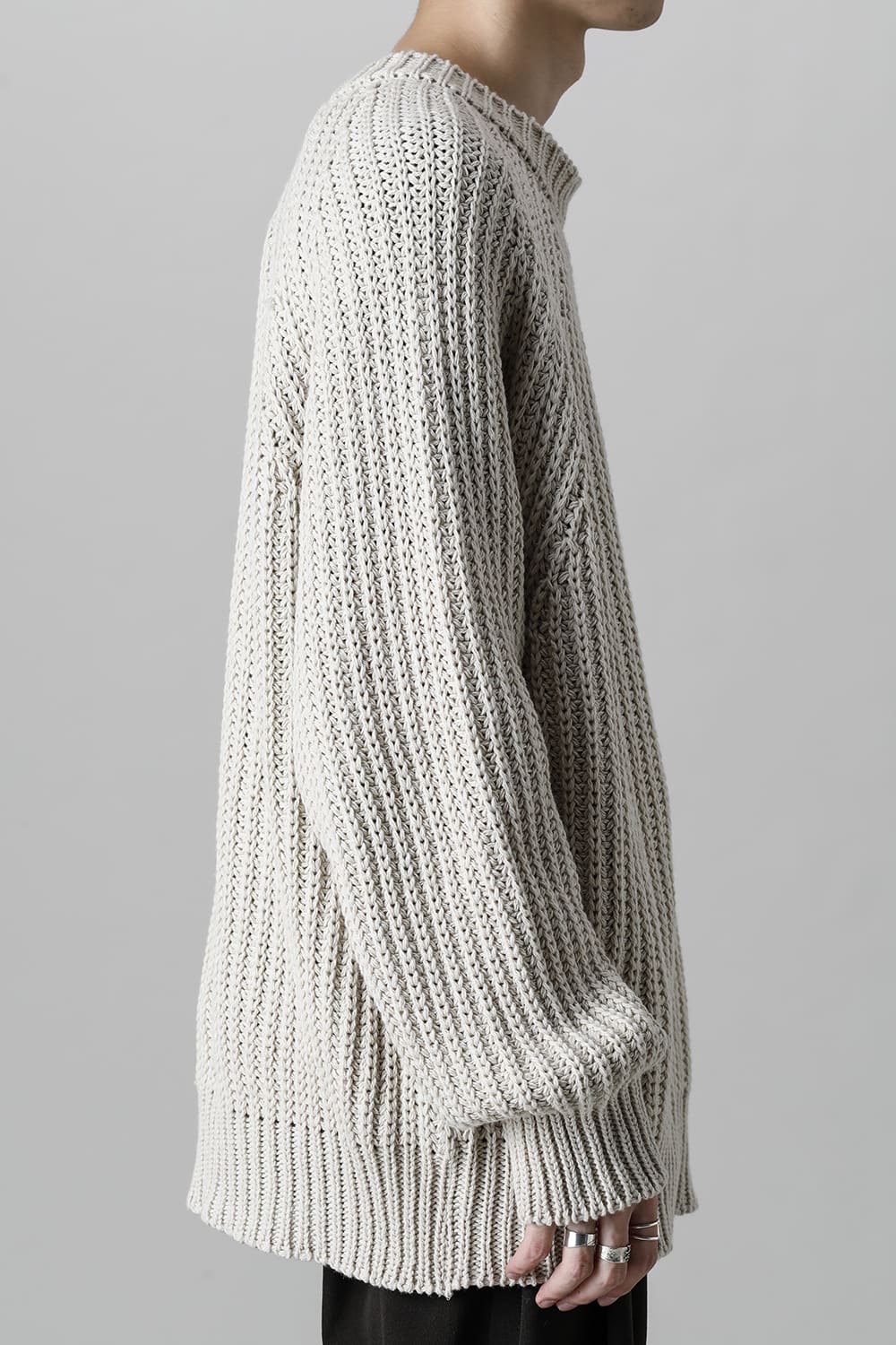 KNITTED CREW NECK Ivory