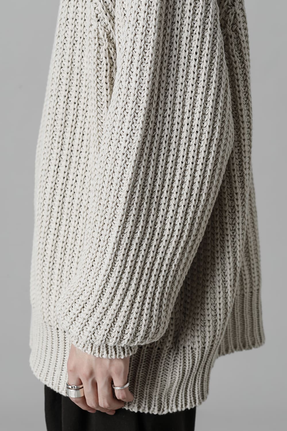 KNITTED CREW NECK Ivory
