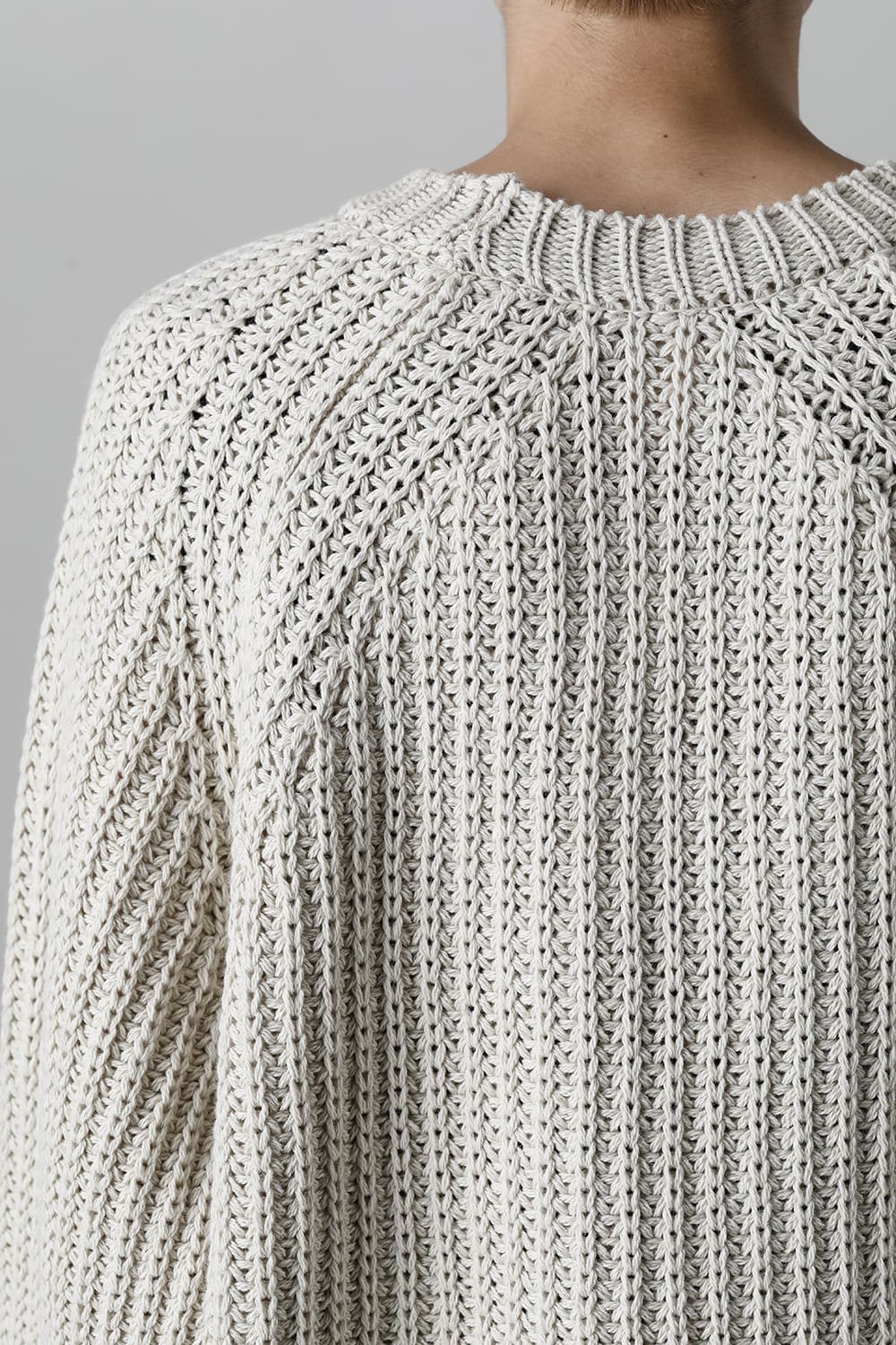 KNITTED CREW NECK Ivory