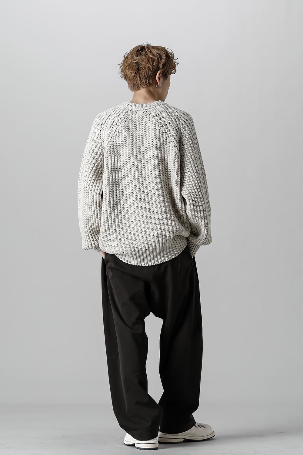 KNITTED CREW NECK Ivory